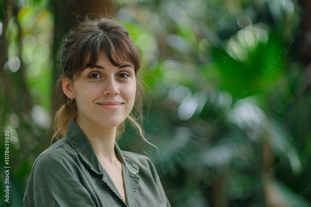 Zoologist learning animals life created with generative ai technology Zoologist learning animals life created with generative ai technology