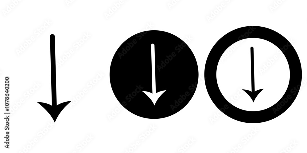 Arrows vectors icon set Arrows vectors icon set