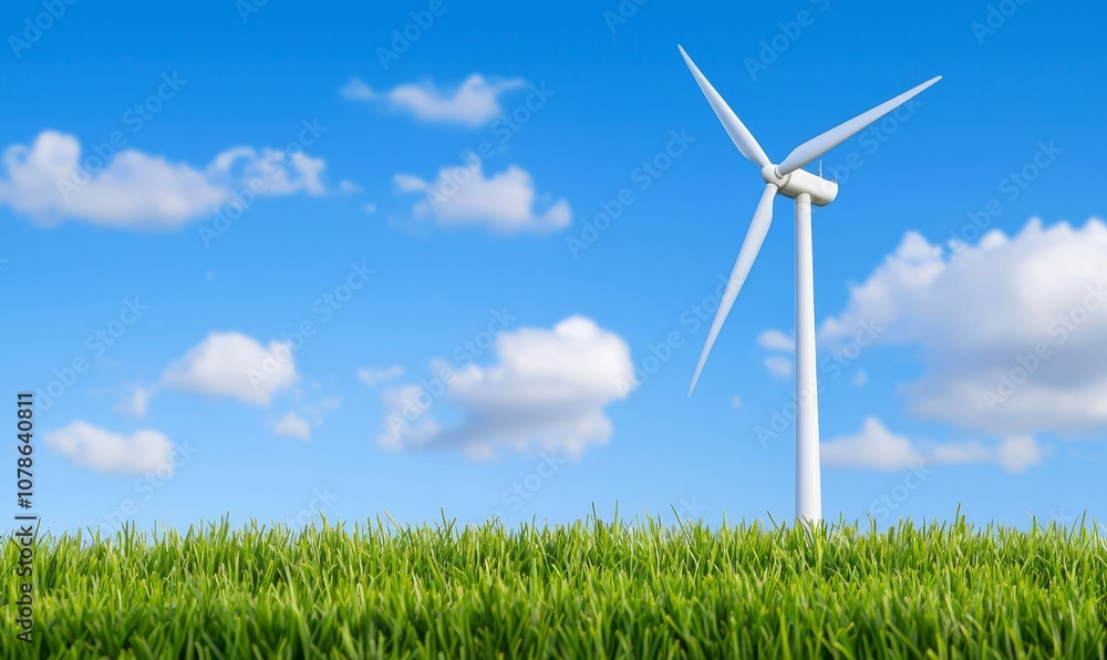 The concept of green energy electric turbines The concept of green energy electric turbines