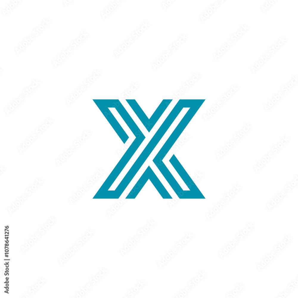 Geometric Letter X Logo design vector template Geometric Letter X Logo design vector template