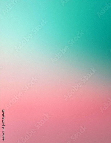 Abstract Gradient Background - Pink and Teal