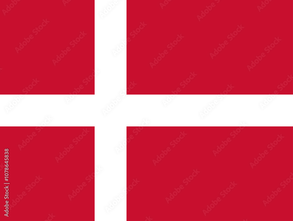 National flag of Denmark. Danish Flag. Denmark Day. Vector illustration National flag of Denmark. Danish Flag. Denmark Day. Vector illustration