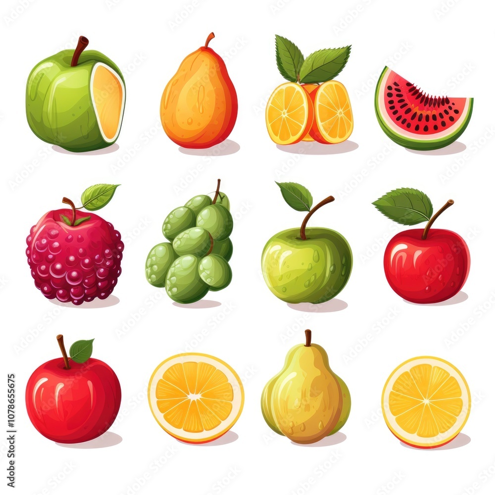 Vibrant fruit collection showcasing fresh variety and colorful citrus assortment