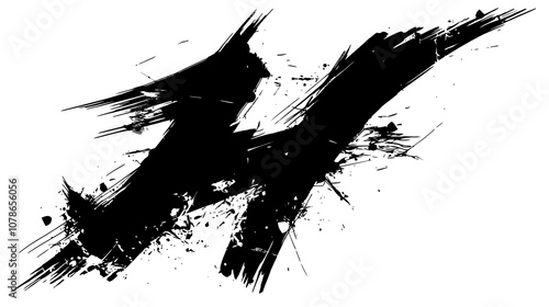 Japanese brushstroke H