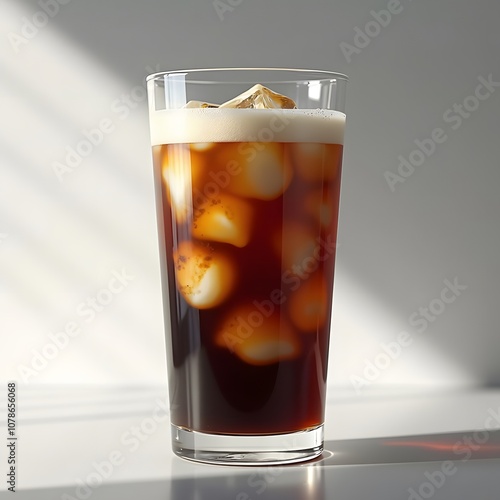 Cold Brew Coffee with Milk - Generative AI