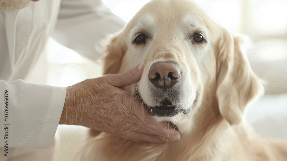 Animal Assisted Therapy Session with Patient and Therapy Animal Animal Assisted Therapy Session with Patient and Therapy Animal