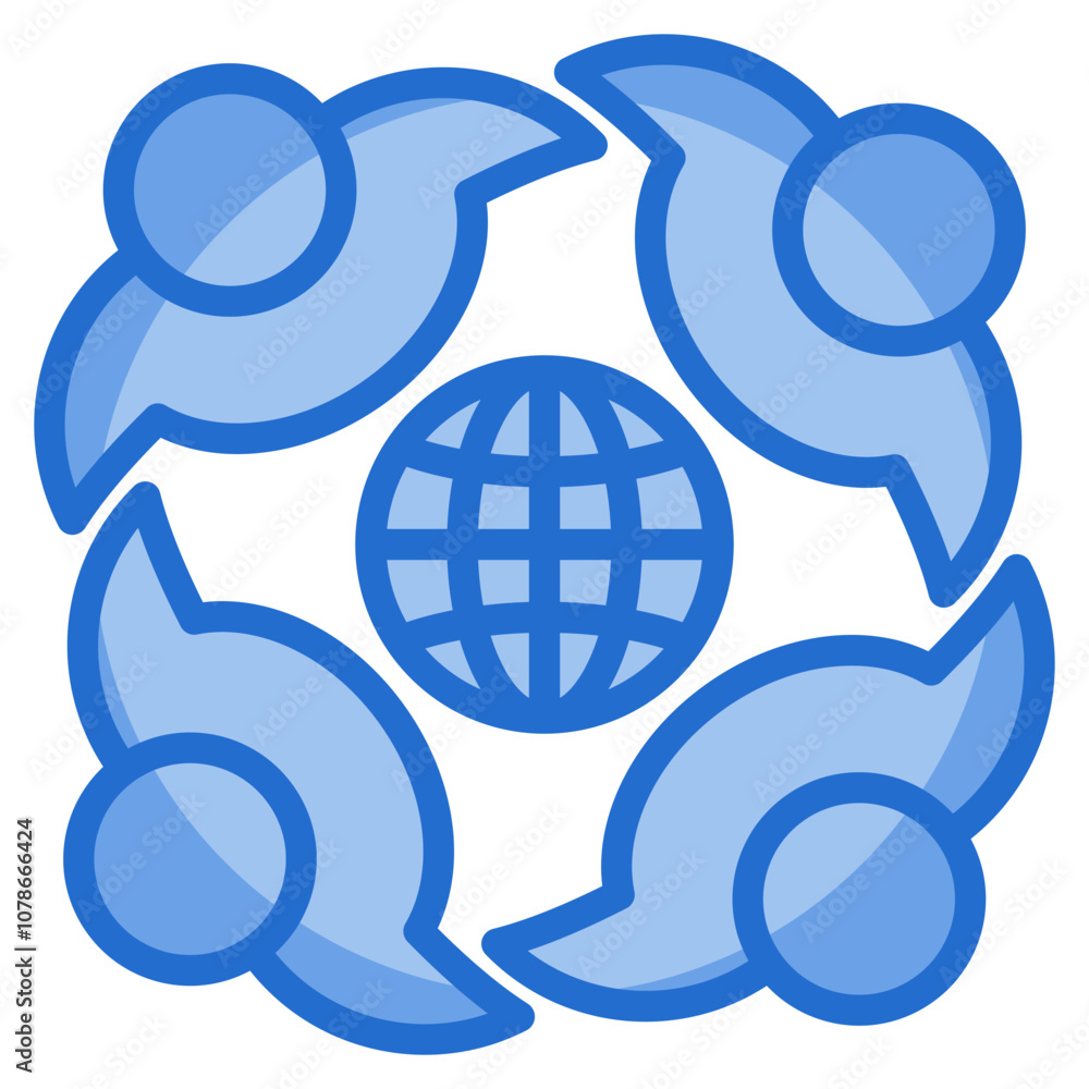 Community Outreach Icon For Design Element Community Outreach Icon For Design Element
