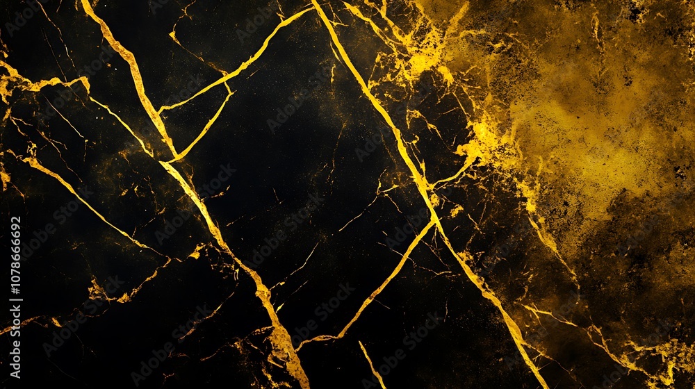 Abstract dark yellow marble texture with fine veins for background use Abstract dark yellow marble texture with fine veins for background use