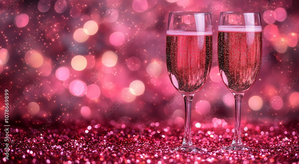 Happy New Year. Christmas and New Year holiday background, Valentine's background concept. Happy New Year. Christmas and New Year holiday background, Valentine's background concept.