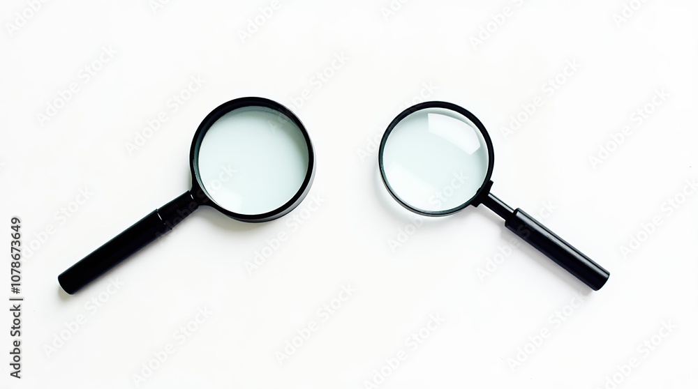 Pair of Magnifying Glasses for Research and Discovery Pair of Magnifying Glasses for Research and Discovery