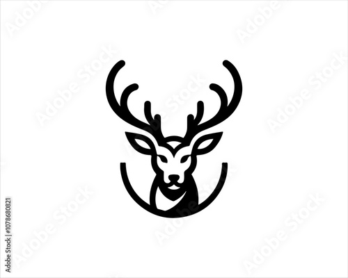 deer head vector