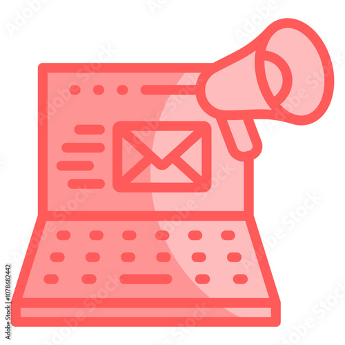 Media Pitching Icon For Design Element