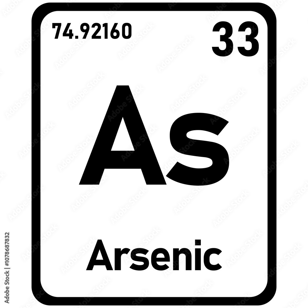 Foto arsenic periodic element