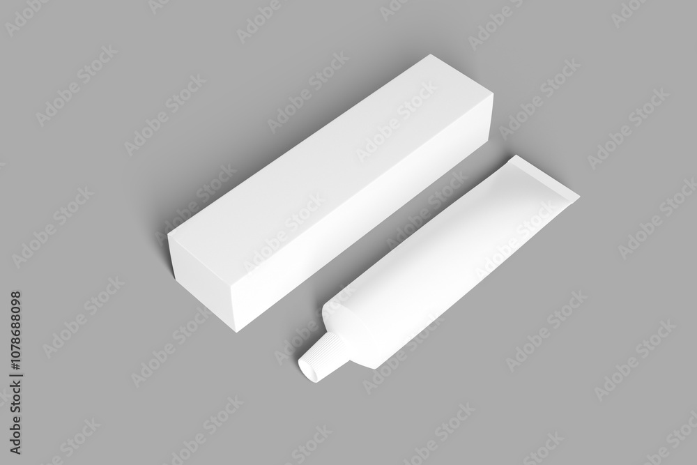 Toothpaste Packaging Mockup Toothpaste Packaging Mockup