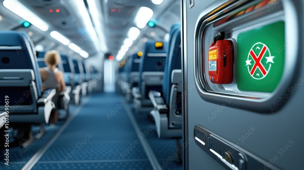 Explore airplane interiors understanding emergency exit doors and safety features during travel Explore airplane interiors understanding emergency exit doors and safety features during travel