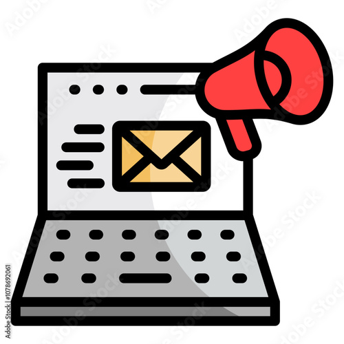 Media Pitching Icon For Design Element