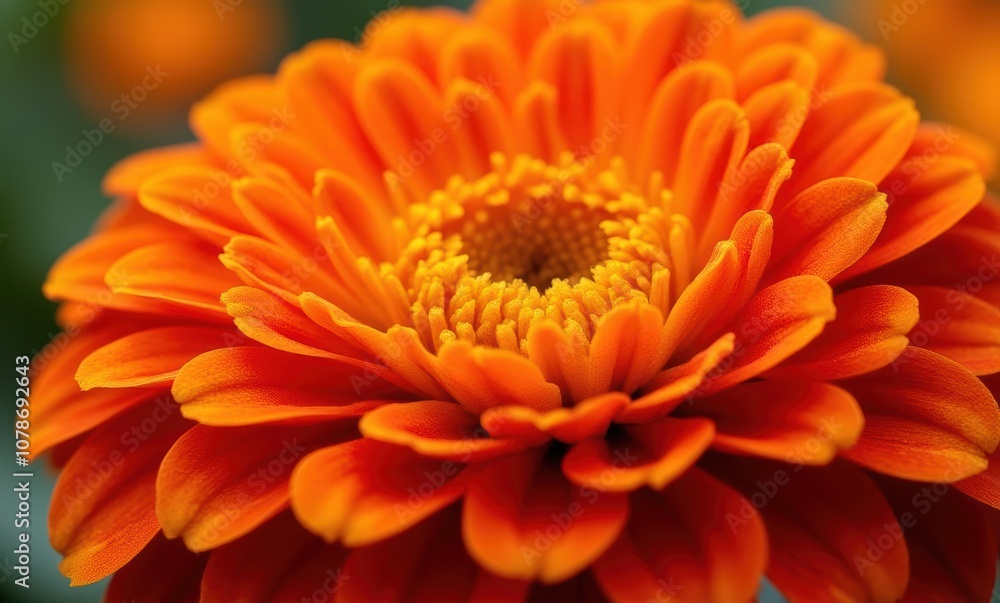 Vibrant orange flower close-up Vibrant orange flower close-up