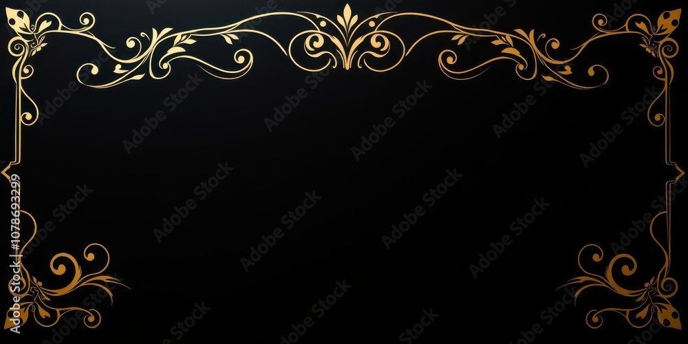 Elegant gold and black design for luxury VIP invitations and coupons, stylish, design, luxury Elegant gold and black design for luxury VIP invitations and coupons, stylish, design, luxury