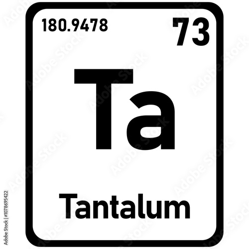 tantalum periodic element