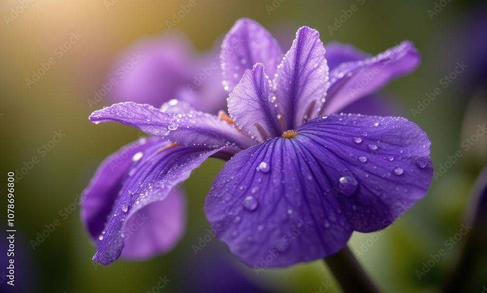 Close-up of a vibrant purple flower Close-up of a vibrant purple flower