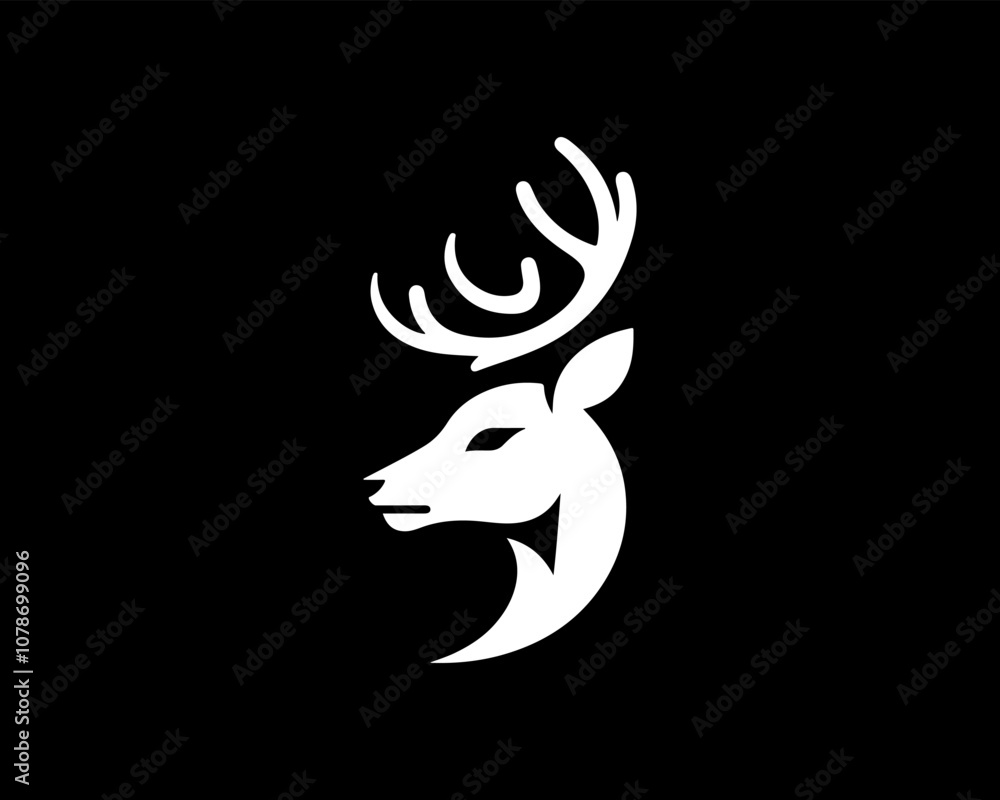 deer silhouette vector