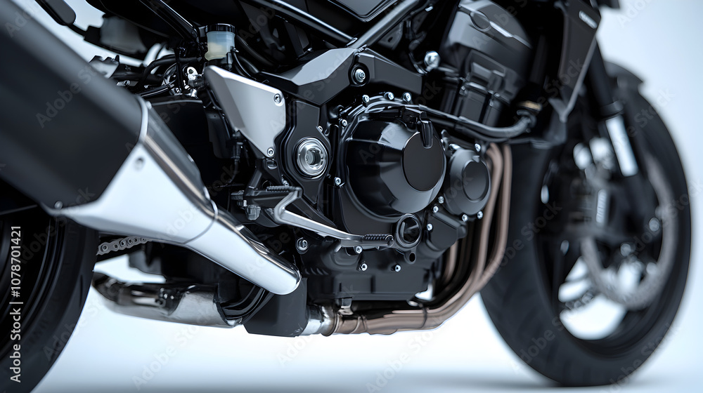 A close-up of a motorcycle engine, highlighting the intricate details of engineering. An engine designed for performance.
A close-up of a motorcycle engine, highlighting the intricate details of engineering. An engine designed for performance.