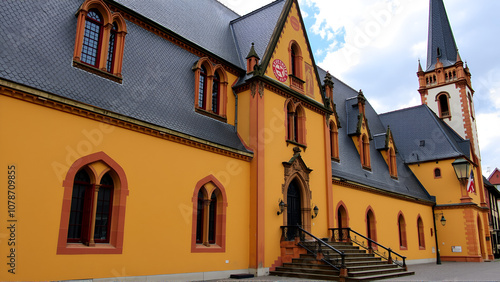 Kirche in Augsburg in Deutschland 4.7.2020 photo