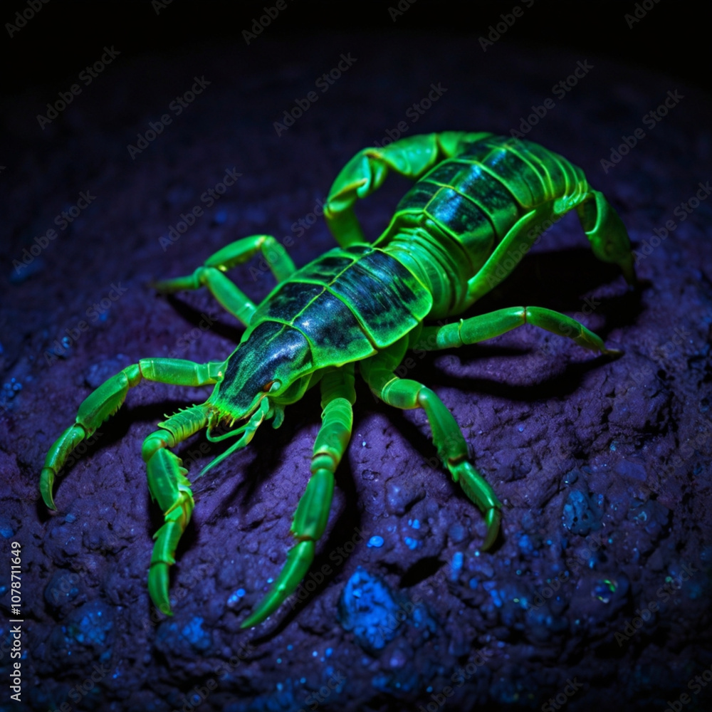scorpion on black background scorpion on black background