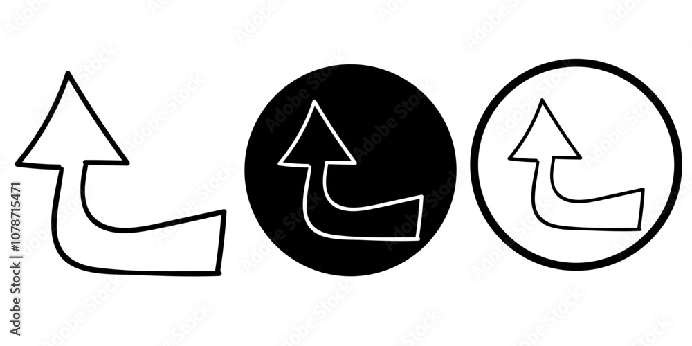 Arrows vectors icon set Arrows vectors icon set