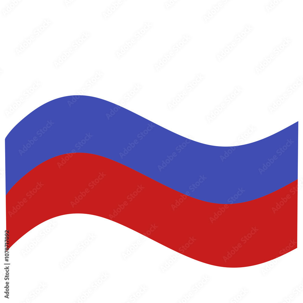 Naklejka premium russian flag