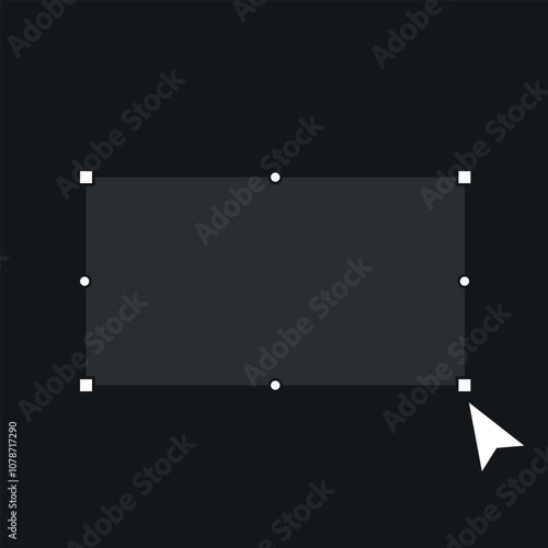 Selection Frame with Cursor Icon