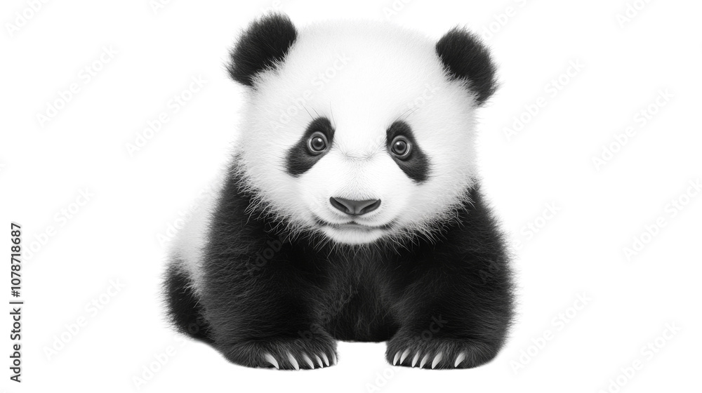 High-Resolution Panda for Wildlife Designs and Cute Animal Illustrations, High-Resolution Panda for Wildlife Designs and Cute Animal Illustrations,