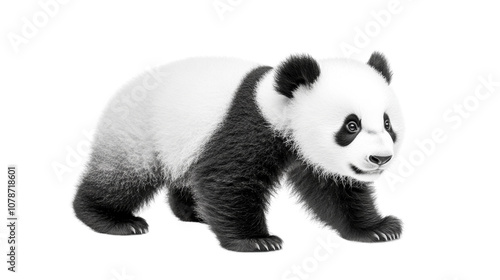 High-Resolution Panda for Wildlife Designs and Cute Animal Illustrations, photo