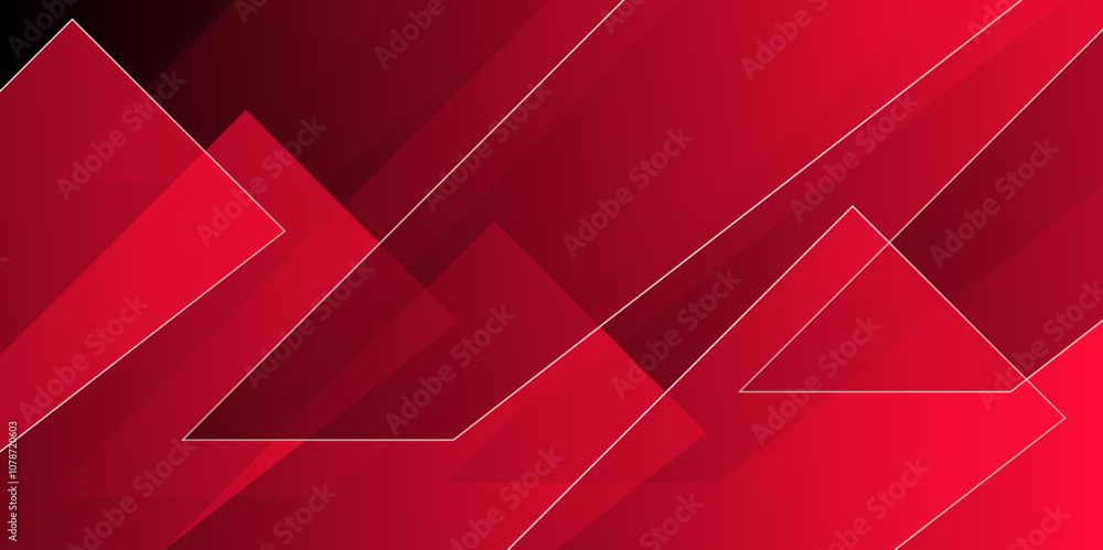 Red pattern seamless triangle line and technology line. Red pattern seamless triangle line and technology line.