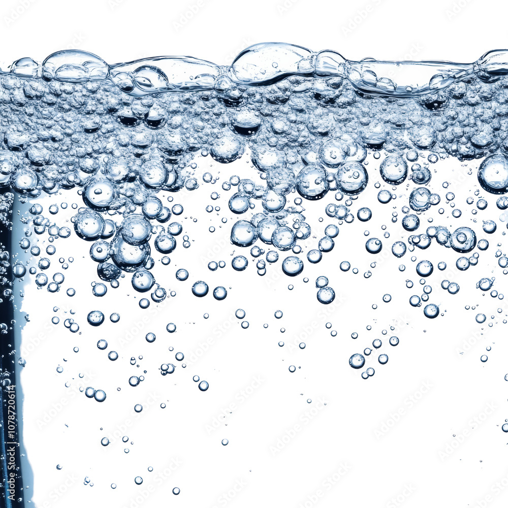 Effervescent Soda Water with Bubbles, Refreshing Beverage Concept Effervescent Soda Water with Bubbles, Refreshing Beverage Concept