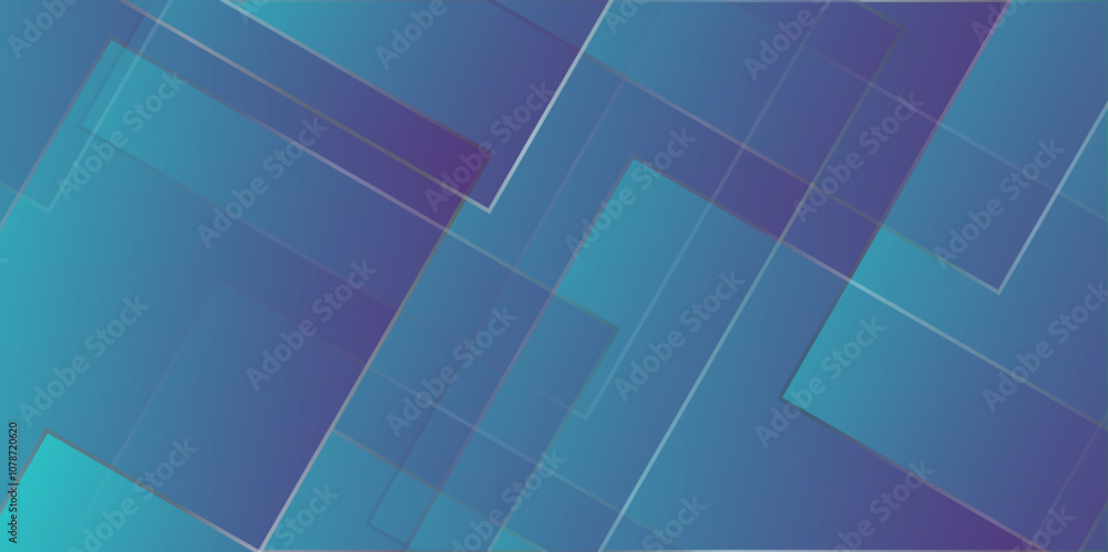 Obraz premium Blue pattern seamless square line and technology line. Abstract digital illustration web futuristic business.