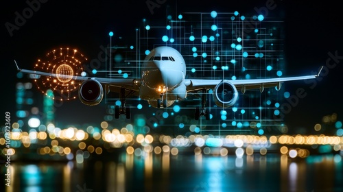 Explore How Futuristic Airplane Technology Transforms Nighttime Travel with Advanced Innovations and Digital Connectivity