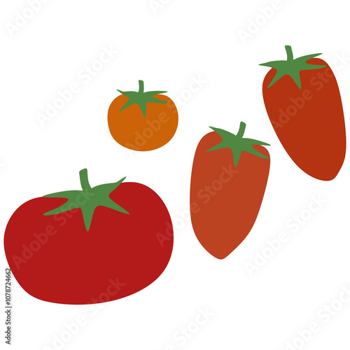 set of tomatoes