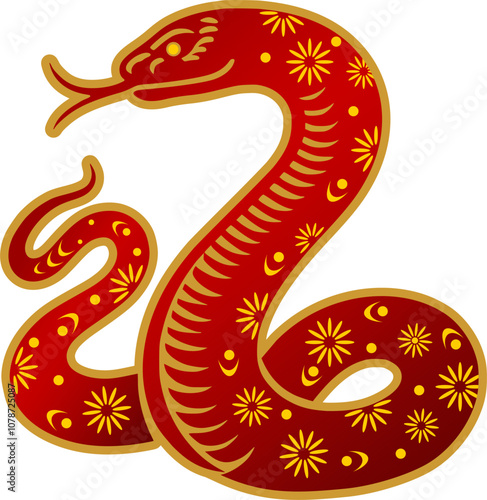 Wallpaper Mural Year of the Snake Embracing Wisdom and Transformation, The Serpent's Year Prosperity and Renewal in Chinese Zodiac, Chinese New Year Celebrating the Mystical Snake. Torontodigital.ca