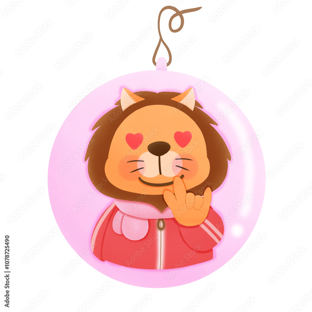 Obraz premium Cute lion 