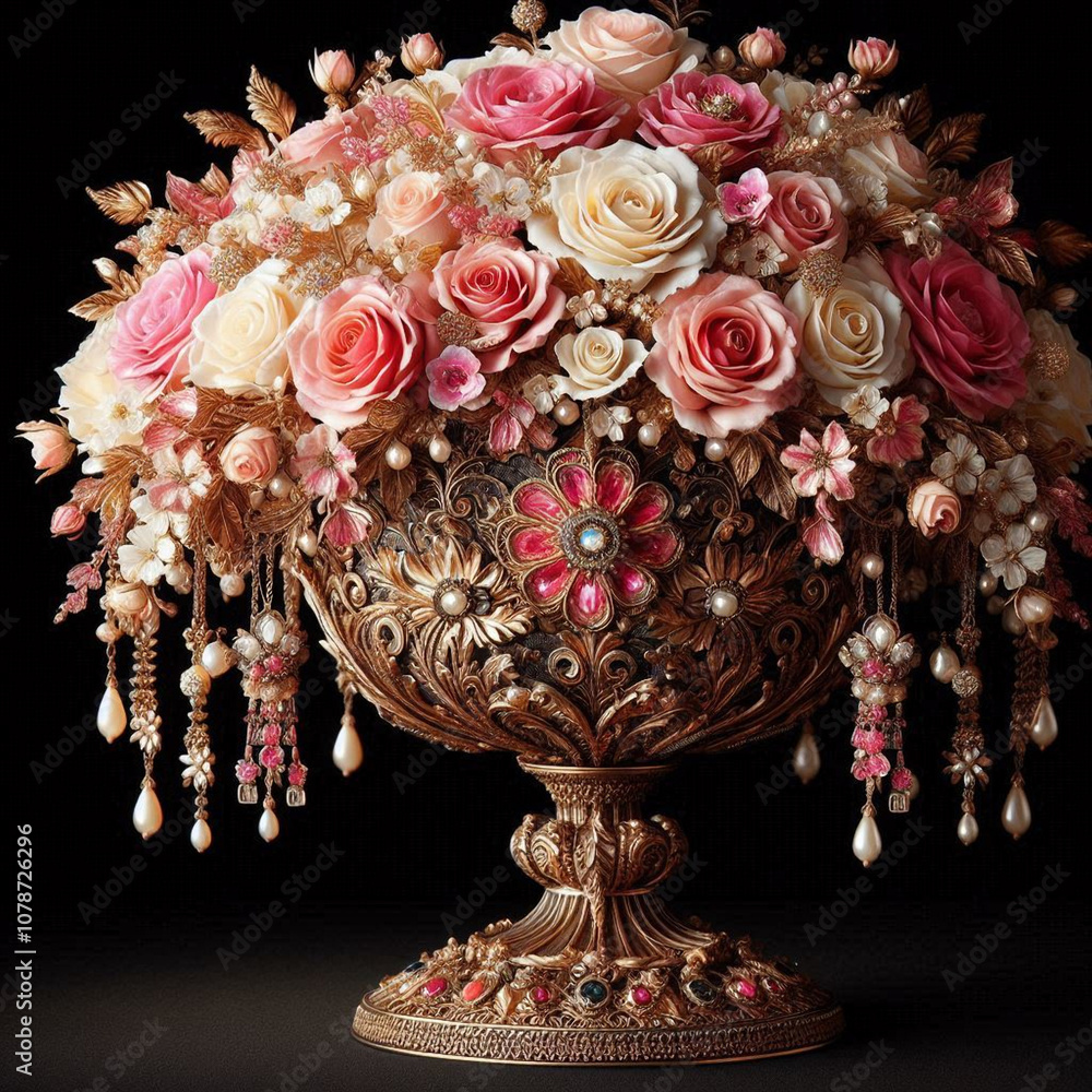 Fototapeta premium vase with flowers