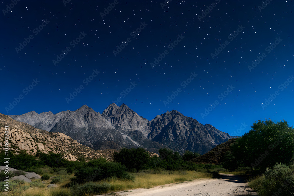 A picturesque image of a mountain range with a clear night sky full of stars, perfect for astronomy enthusiasts. A serene stargazing landscape.
A picturesque image of a mountain range with a clear night sky full of stars, perfect for astronomy enthusiasts. A serene stargazing landscape.