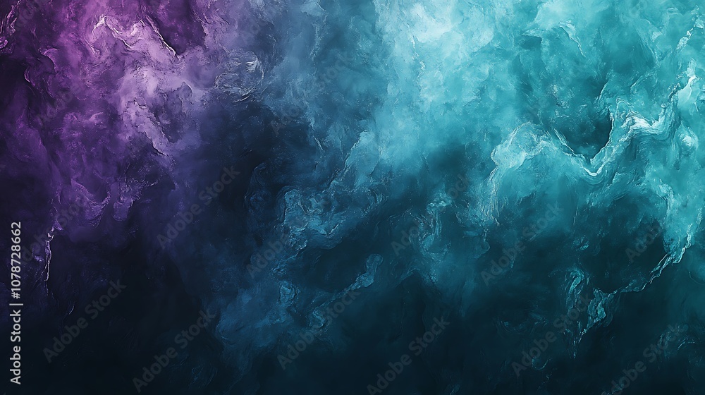 Abstract teal and purple marble texture with soft transitions for backgrounds Abstract teal and purple marble texture with soft transitions for backgrounds