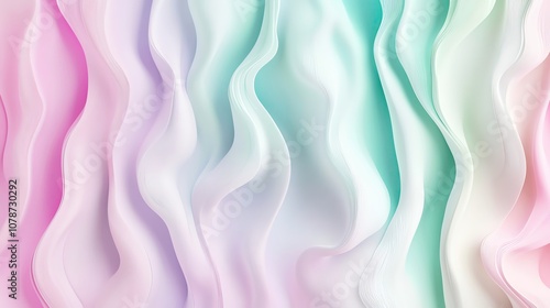 colorful abstract gradient background design Elegant wavy pastel pattern background design.