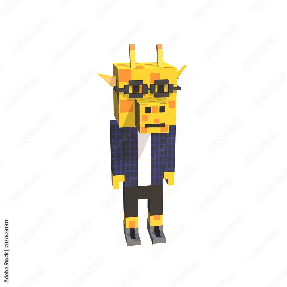 Obraz premium Graffe 3D Ilustration