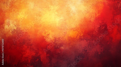 Abstract red and orange gradient with brushed texture for backgrounds