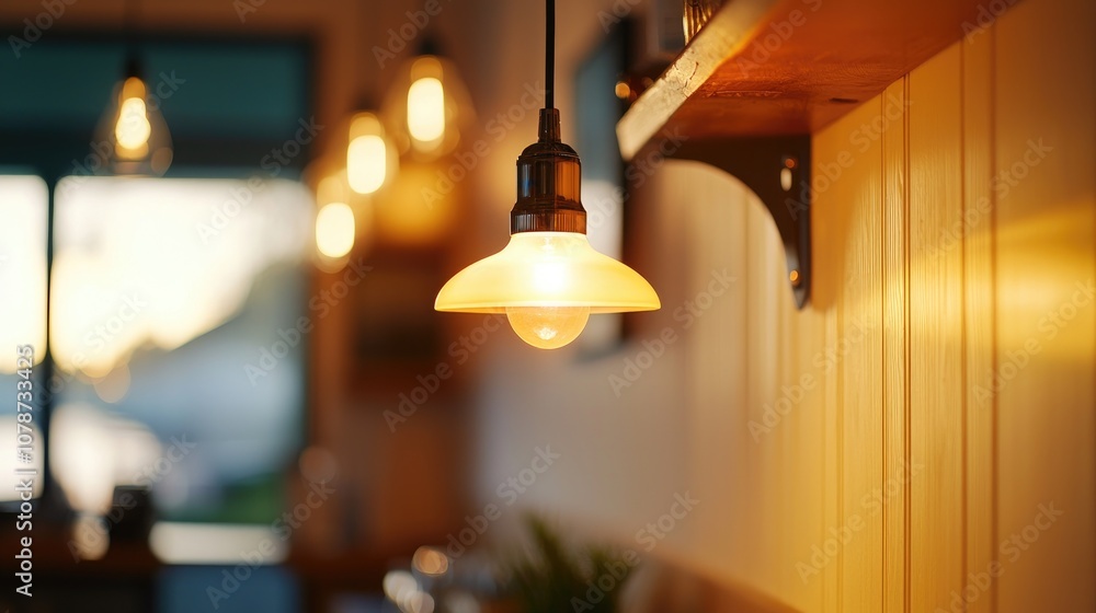 Warm and Inviting Interior Light Fixture in Cozy Restaurant Setting with Soft Glow and Natural Wood Accents for a Relaxing Atmosphere Warm and Inviting Interior Light Fixture in Cozy Restaurant Setting with Soft Glow and Natural Wood Accents for a Relaxing Atmosphere