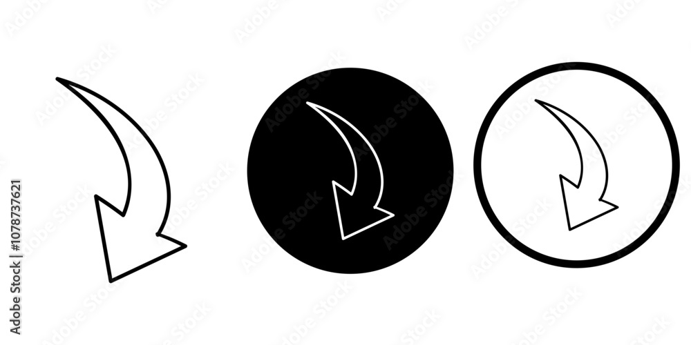 Arrows vectors icon set Arrows vectors icon set