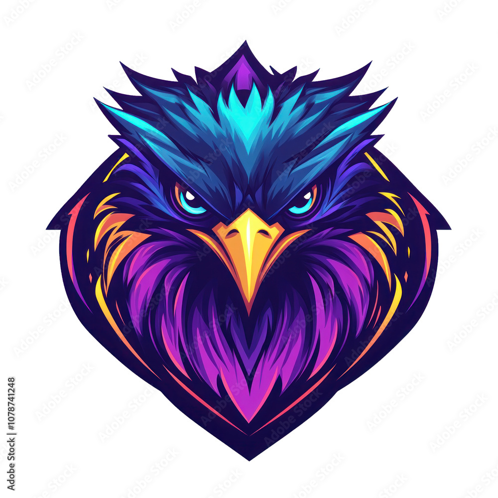 Fototapeta premium eagle e-sports logo inspiration