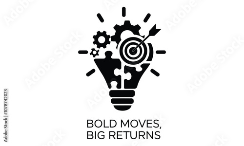 Innovate, Puzzle, Bulb for Business Success logo Templates | Leadership, Growth, and Collaboration Icons"